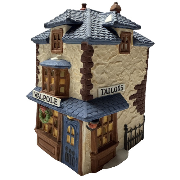 Vtg Dept 56 Dickens Village Walpole Tailors 59269 Store Village No Light Cord - Picture 3 of 13